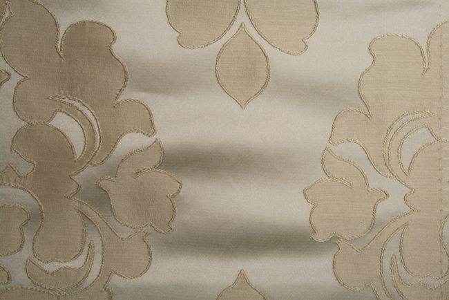 beige REBA Jacquard Fabric by the Yard - 55 Inch Wide