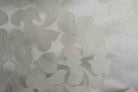 snow-white REBA Jacquard Fabric by the Yard - 55 Inch Wide