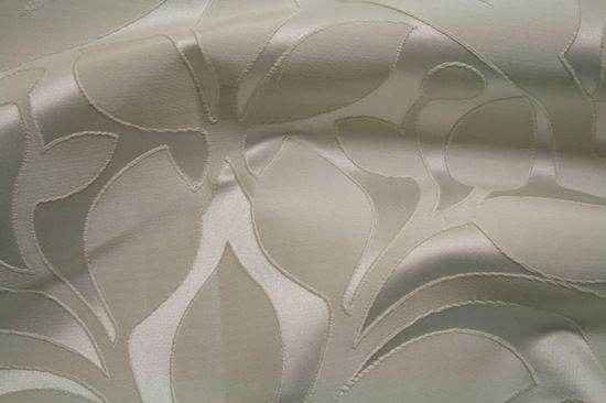 snow-white RHONDA Jacquard Fabric by the Yard - 55 Inch Wide