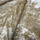 Gold Riverdale Crushed Velvet Fabric by the Yard - 118 Inch Wide