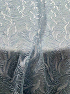 ice-blue RODEO Lace Fabric by the Yard - 54 Inch Wide