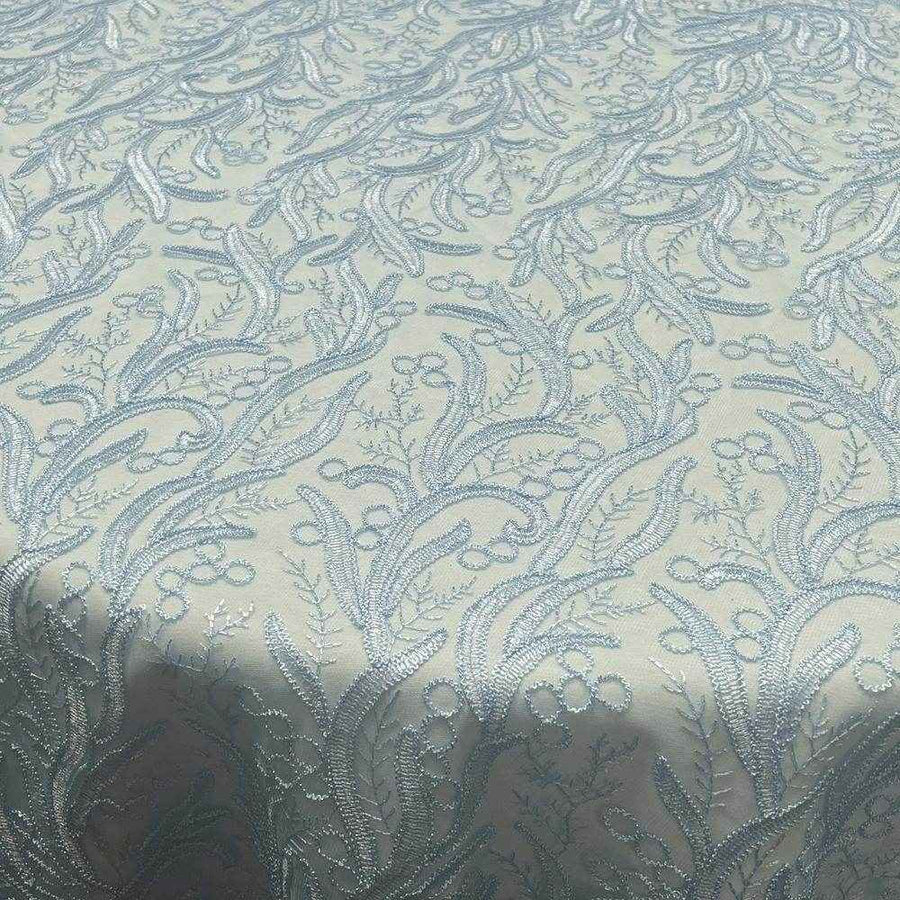 ice-blue RODEO Lace Fabric by the Yard - 54 Inch Wide