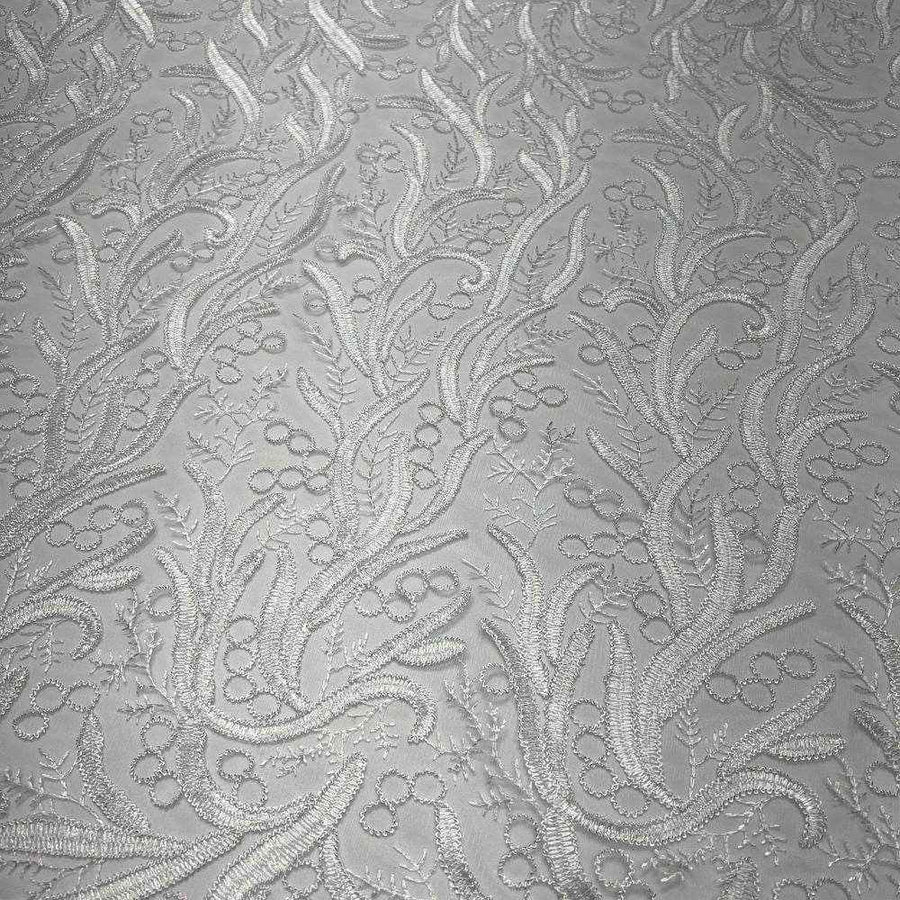 white-1 RODEO Lace Fabric by the Yard - 54 Inch Wide
