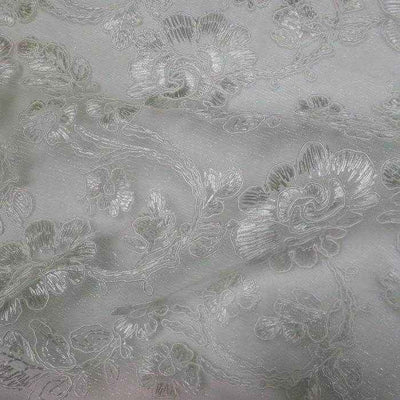 Rosedale Embroidered Lace Fabric – Ivory
