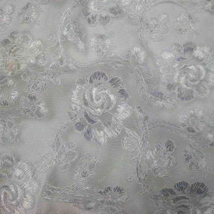 white-1 ROSEDALE Lace Fabric by the Yard - 53 Inch Wide