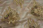 gold ROUNDAROSE Lace Fabric by the Yard - 54 Inch Wide