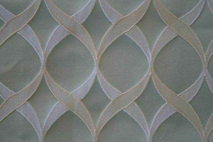 seafoam RUSSEL Jacquard Fabric by the Yard - 55 Inch Wide