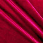 Red Shiny Velvet Fabric by the Yard - 72 Inch Wide