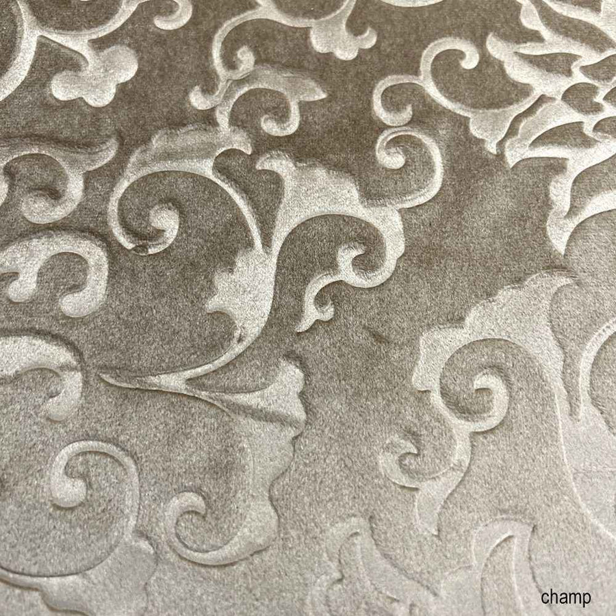 Champagne Vails Brocade Velvet - Custom Tablecloths