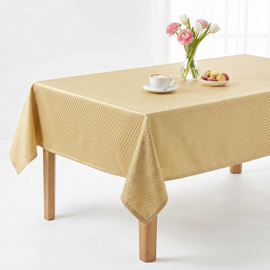 Rene Gold Tablecloth