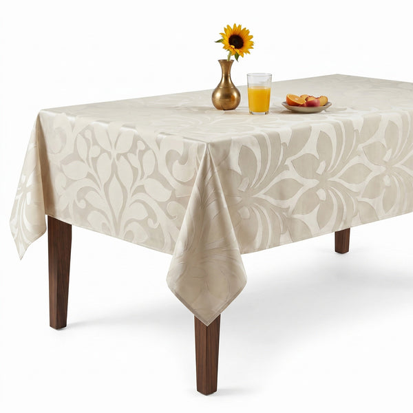 Rhonda in Snow White, made up as a tablecloth