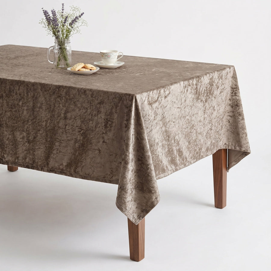 Riverdale Champagne Tablecloth