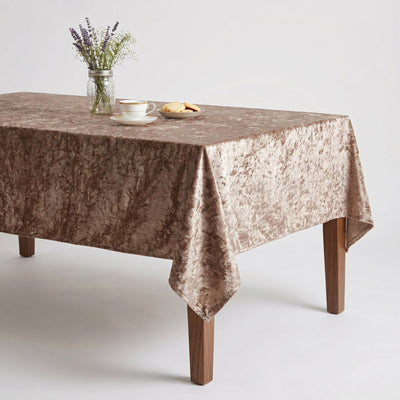 Riverdale Crushed Velvet Tablecloth – Rosette