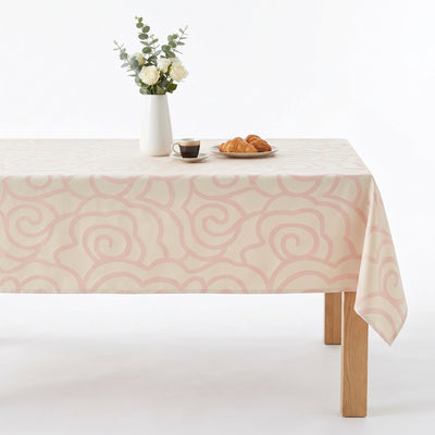 Rolls Royce Jacquard Tablecloth – Blush