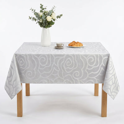 Rolls Royce Jacquard Tablecloth – Silver