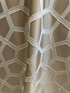 taupe SAPPHIRE Jacquard Fabric by the Yard - 118 Inch Wide