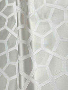 white SAPPHIRE Jacquard Fabric by the Yard - 118 Inch Wide