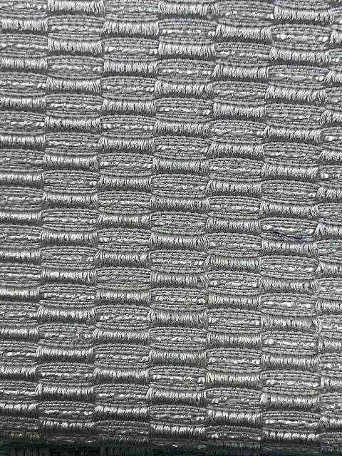 Silver Sprite Jacquard Fabric by the Yard - 115 Inch Wide