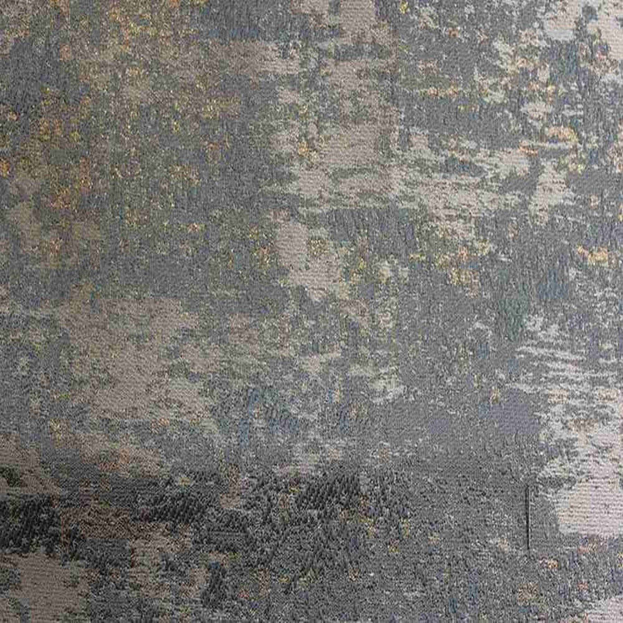 Teal Stardust Metallic Jacquard Fabric by the Yard - 58 Inch Wide