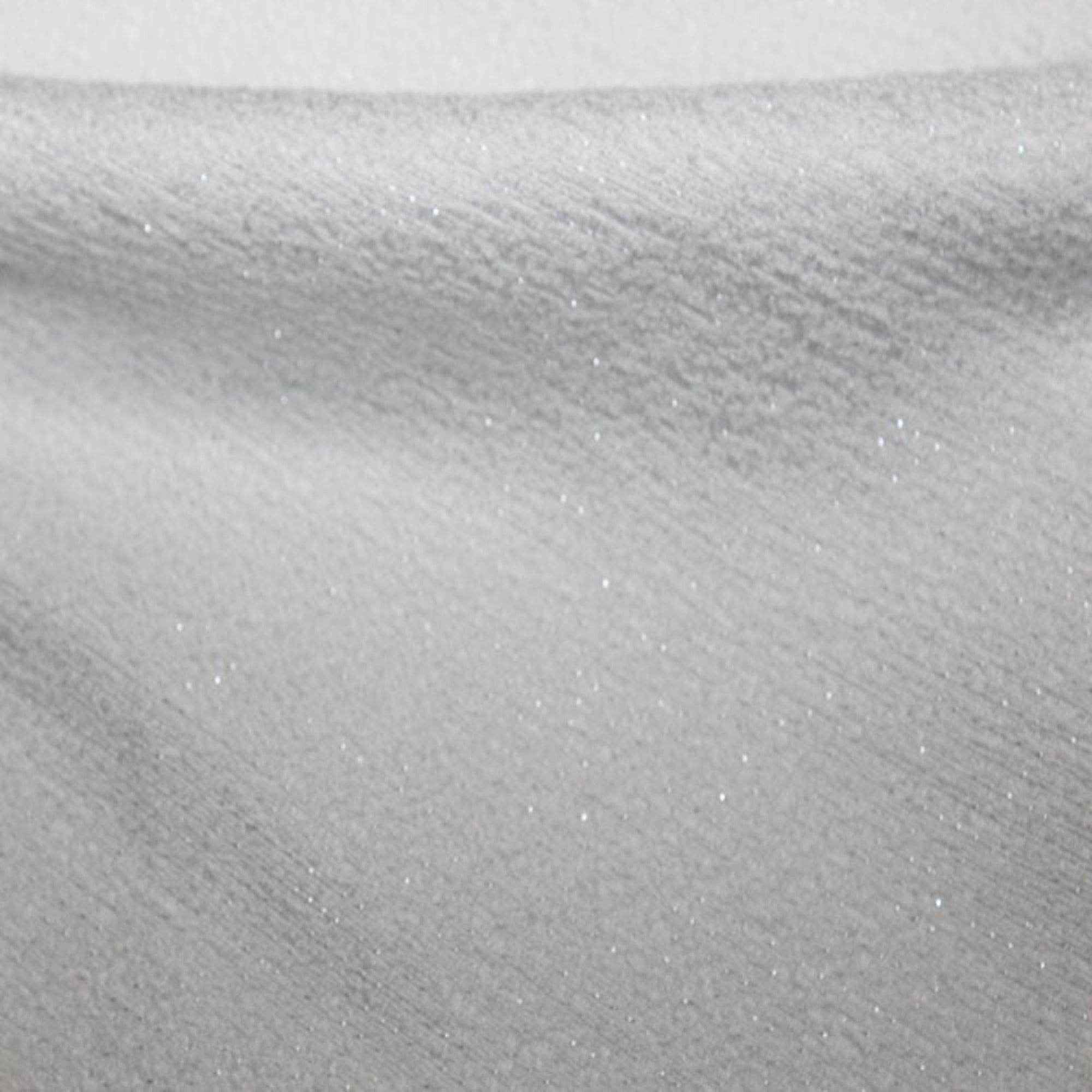 White Starlight Metallic Fabric with a Glitz Fabric by the Yard - 118 Inch Wide