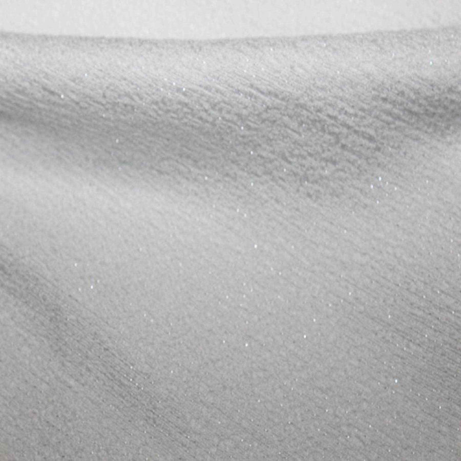 White Starlight Metallic Fabric with a Glitz Fabric by the Yard - 118 Inch Wide