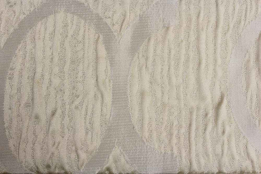 ivory SUPERB/STKCH Jacquard Fabric by the Yard - 55 Inch Wide