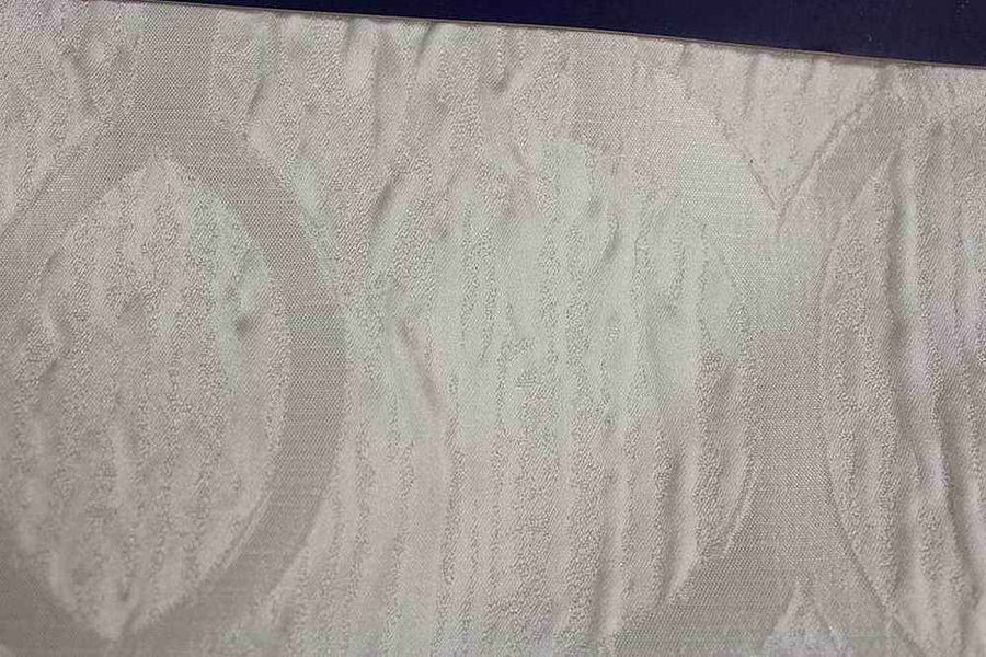 white-1 SUPERB/STKCH Jacquard Fabric by the Yard - 55 Inch Wide