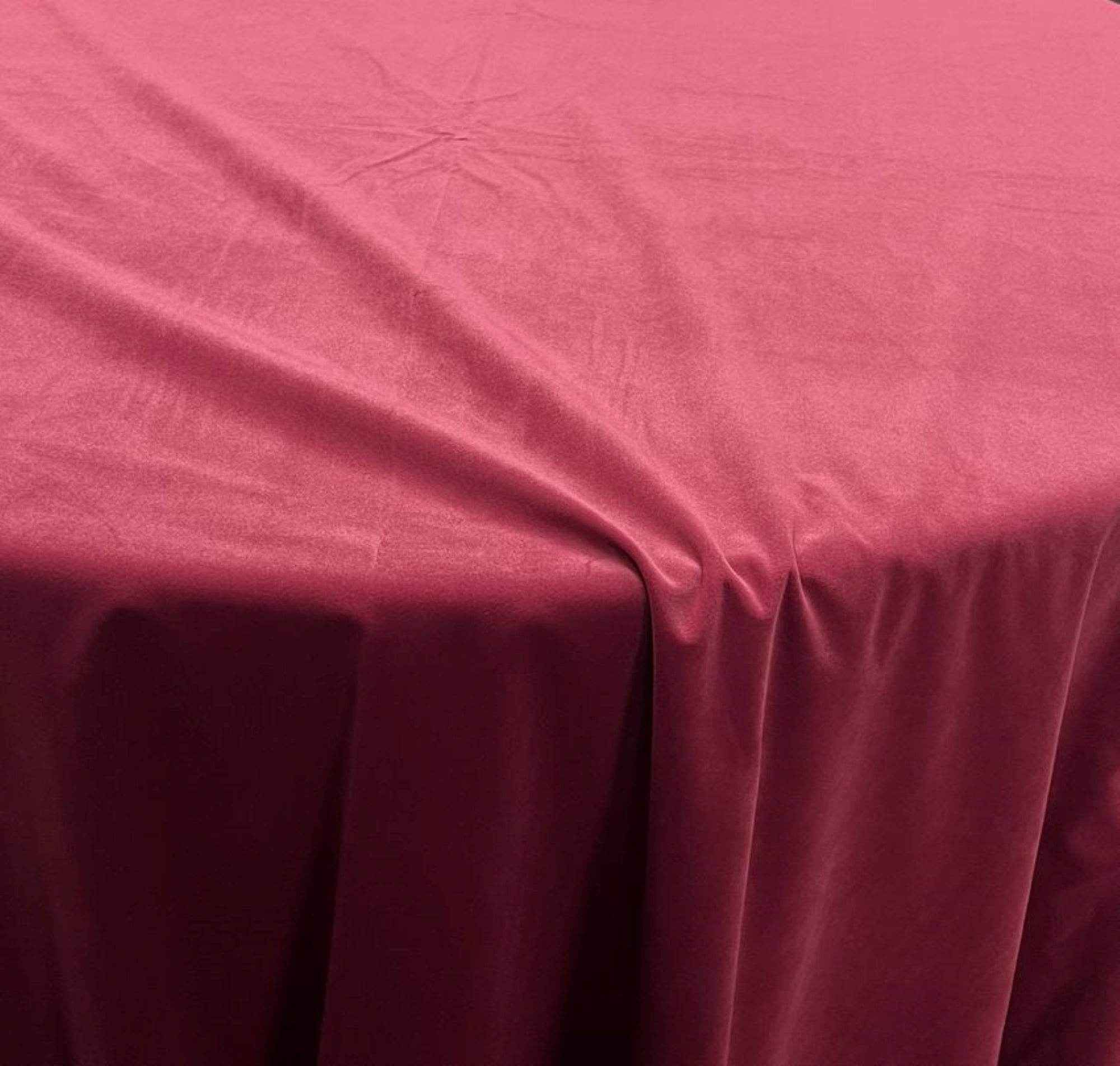 Malaga Soft Velvet Fabric by the Yard - 72 Inch Wide