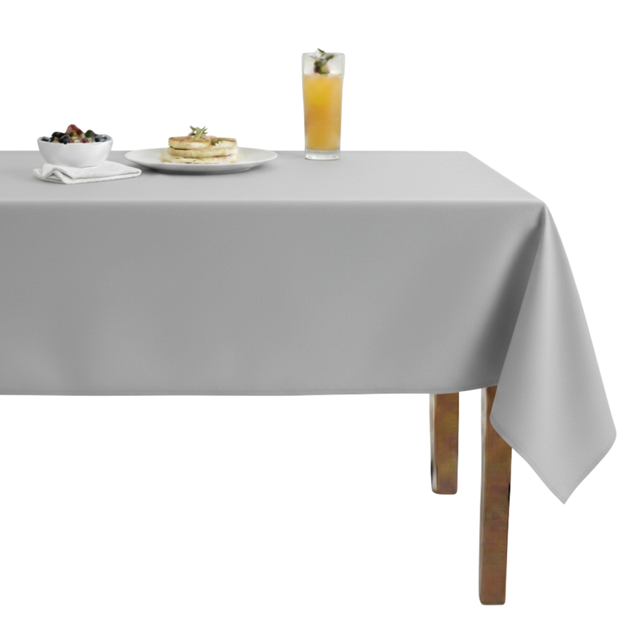 Sweden Solid Plain Velvet Tablecloth – Silver