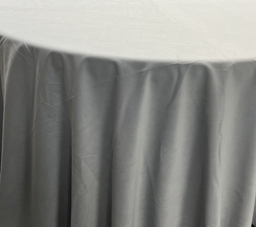 Silver SWEDAN Soft Velvet - Custom Tablecloths