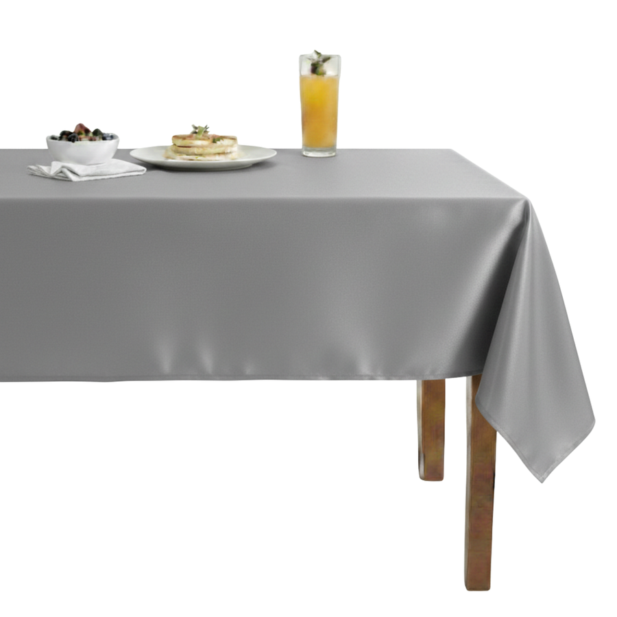 Velveteen72 Solid Plain Velvet Tablecloth – Grey