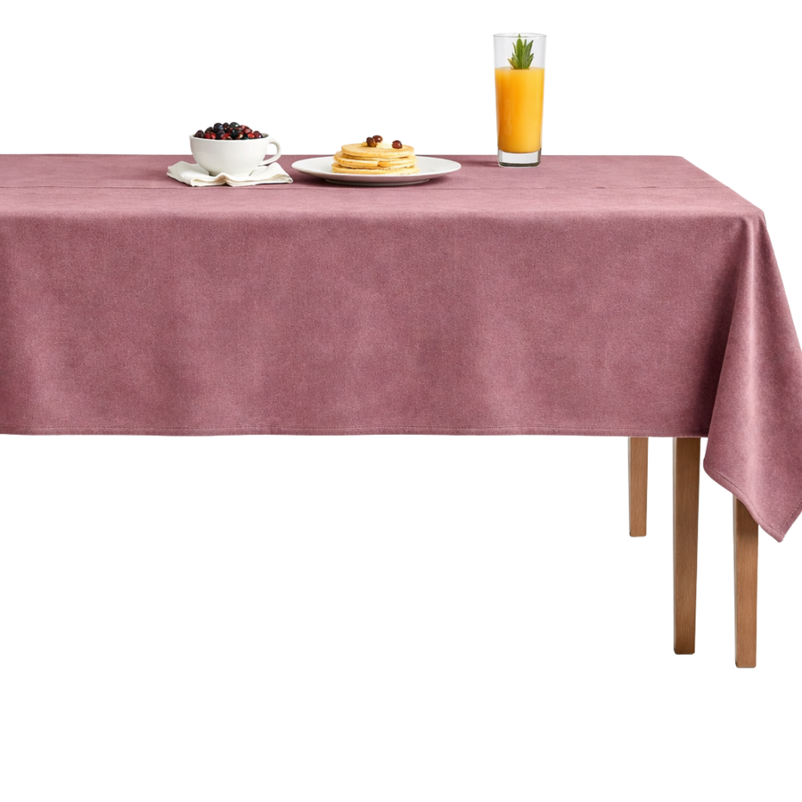 Velveteen72 Solid Plain Velvet Tablecloth – Lilac