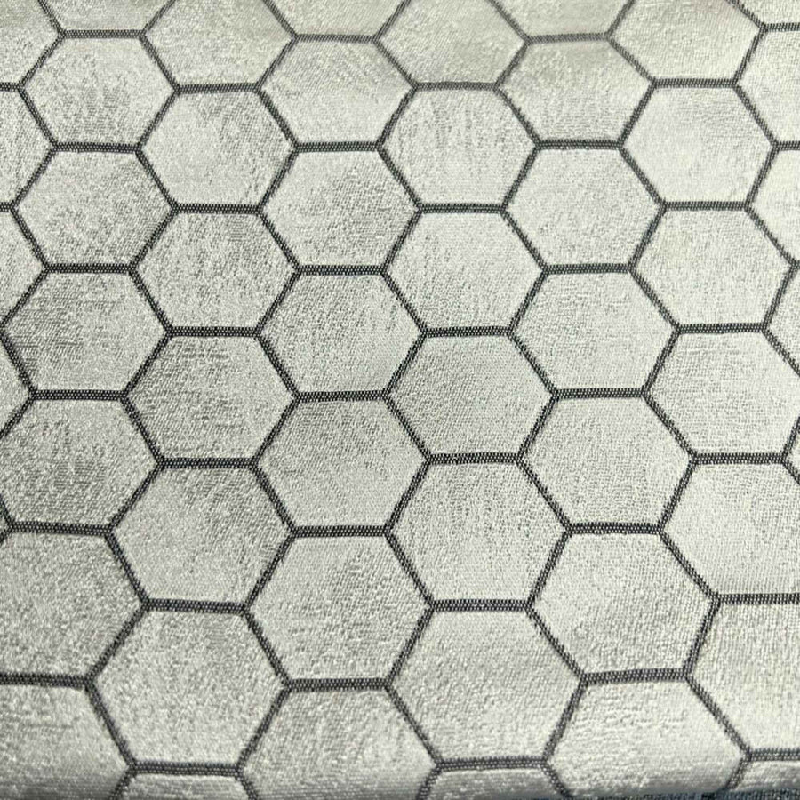 Silver Gastonia Jacquard - Custom Tablecloths