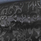 Black Vails Brocade Velvet - Custom Tablecloths