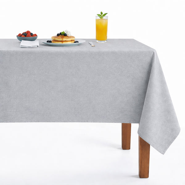 Newport118 in Silver, made up as a tablecloth