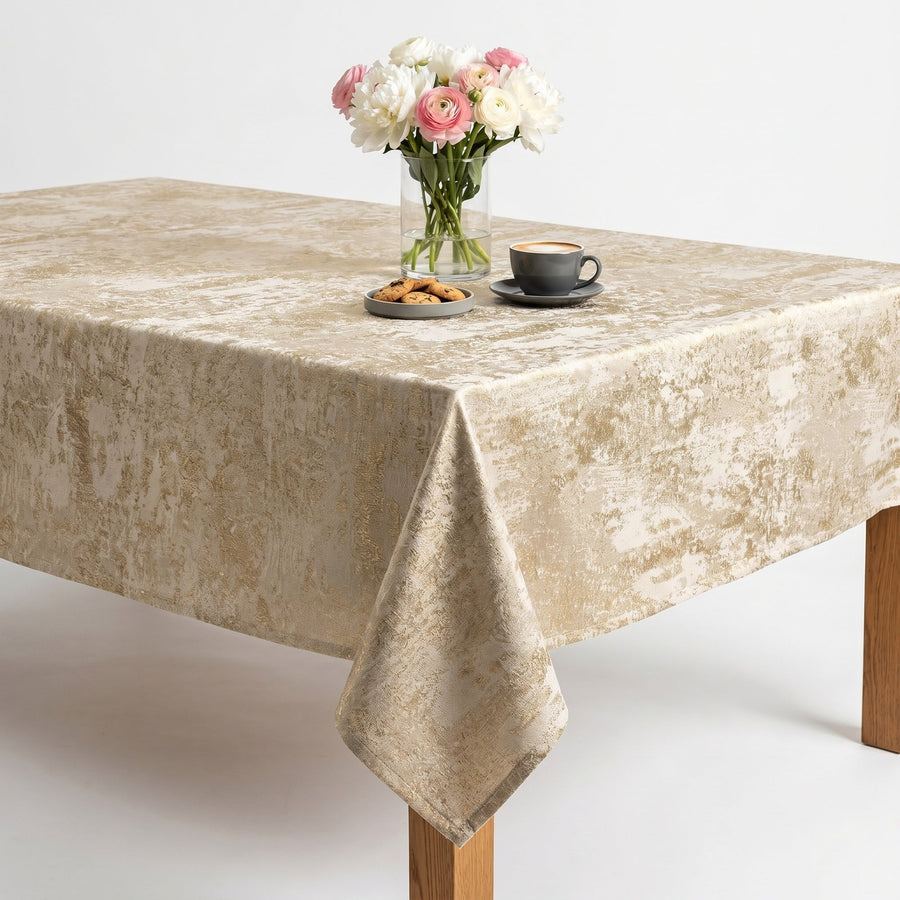 Stardust Ivory Tablecloth