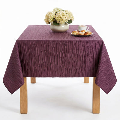 Supreme Jacquard Tablecloth – Plum