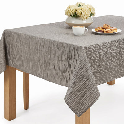 Supreme Jacquard Tablecloth – Silver