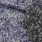 Navy Textura Jacquard Fabric by the Yard - 55 Inch Wide