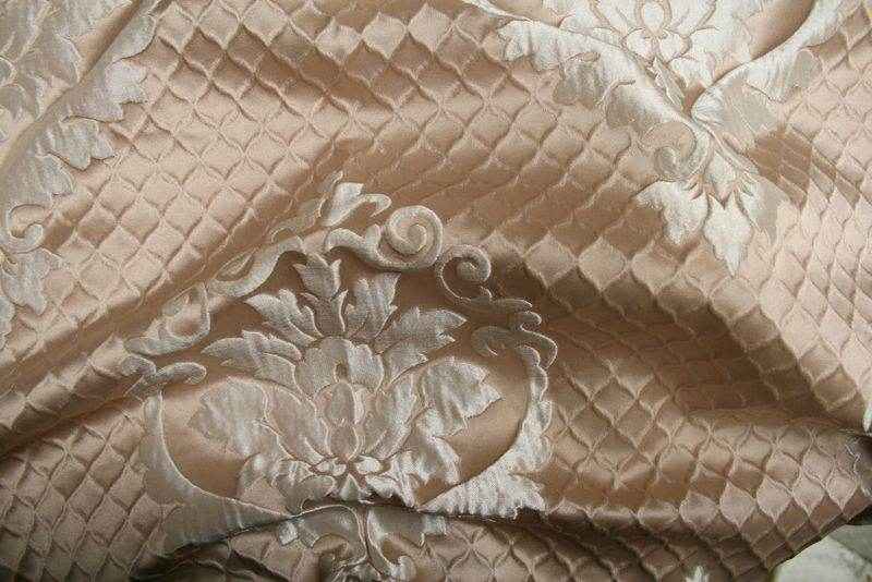 blush TIMES Jacquard Fabric by the Yard - 55 Inch Wide