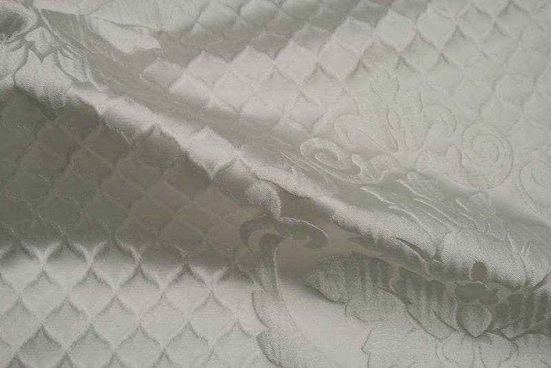 white-1 TIMES Jacquard Fabric by the Yard - 55 Inch Wide
