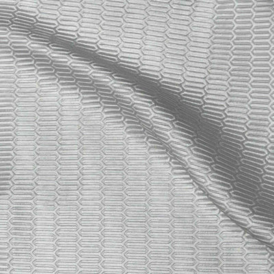 Track Jacquard Fabric – White