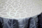 Crystal Triangle Metallic Jacquard Fabric by the Yard - 58 Inch Wide