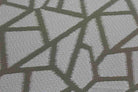 Sage Triangle Metallic Jacquard Fabric by the Yard - 58 Inch Wide