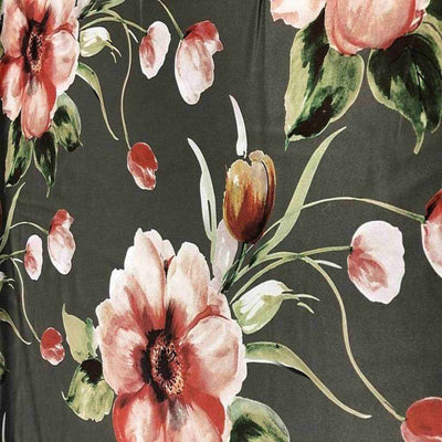 Tropical Digital Print Fabric – Olive