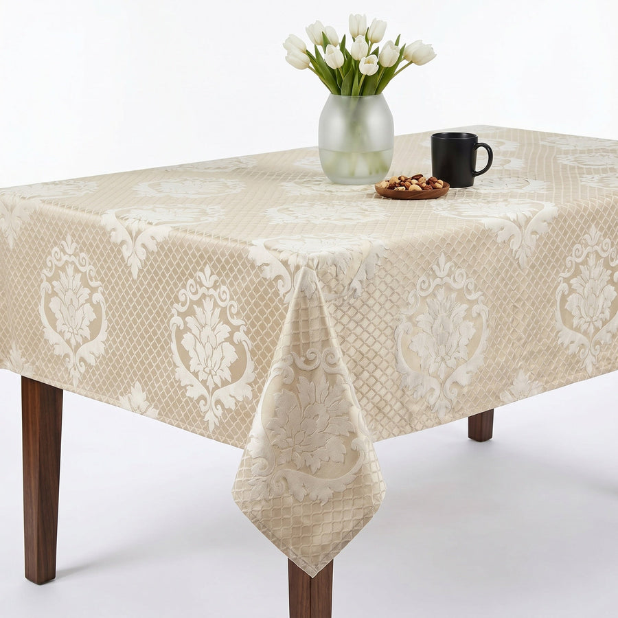 Times Ivory Tablecloth