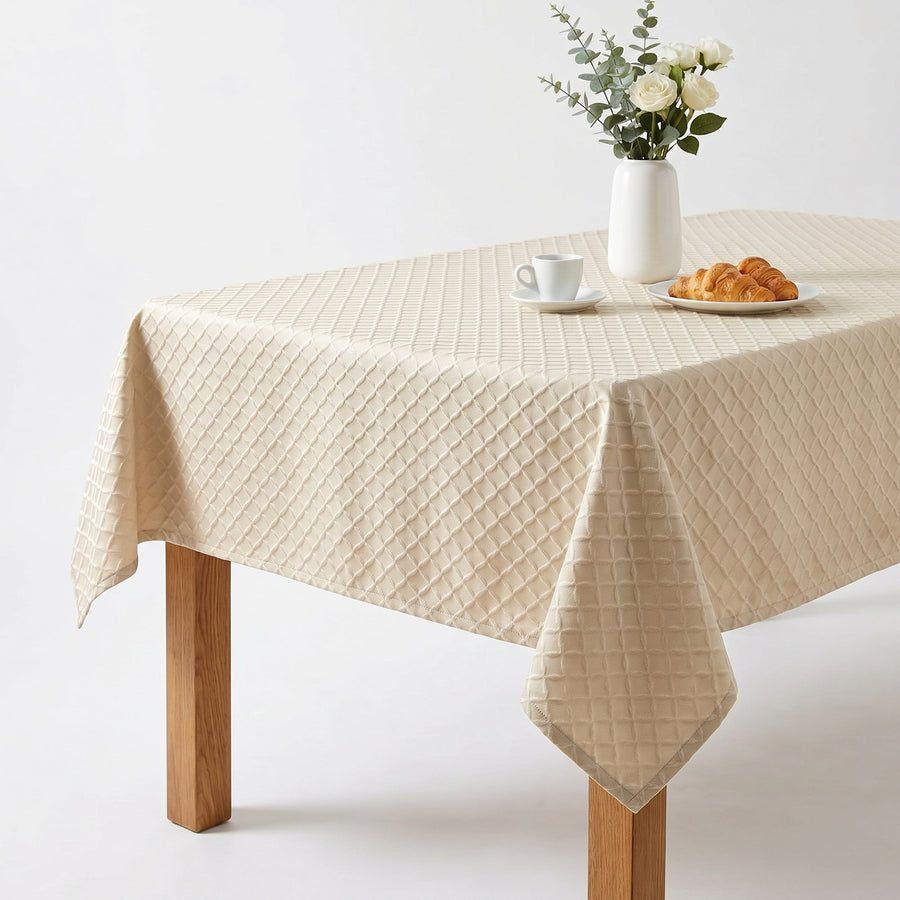 Times Table Champagne Tablecloth