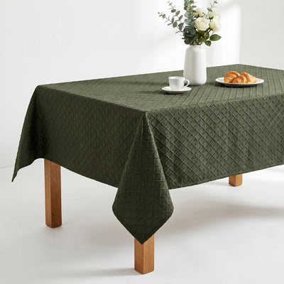 Times Table Jacquard Tablecloth – Chocolate