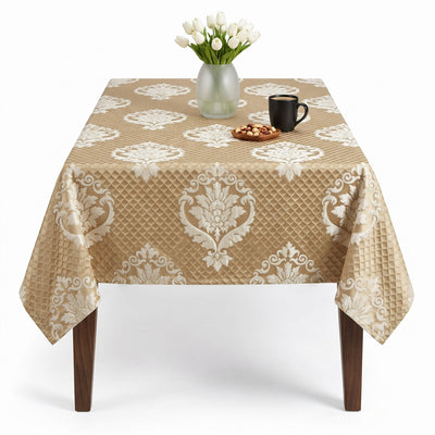 Times Jacquard Tablecloth – Taupe