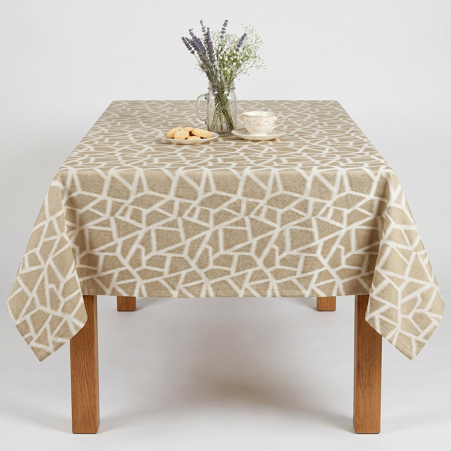 Triangle Gold Tablecloth